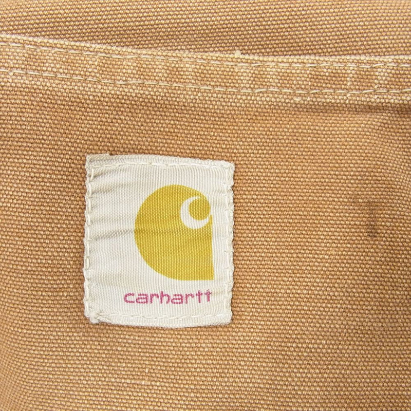 Carhartt カーハート VINTAGE ヴィンテージ 70s 42TALON ZIP ダブルニー ダックパンツ ブラウン系 サイズ表記無【中古】