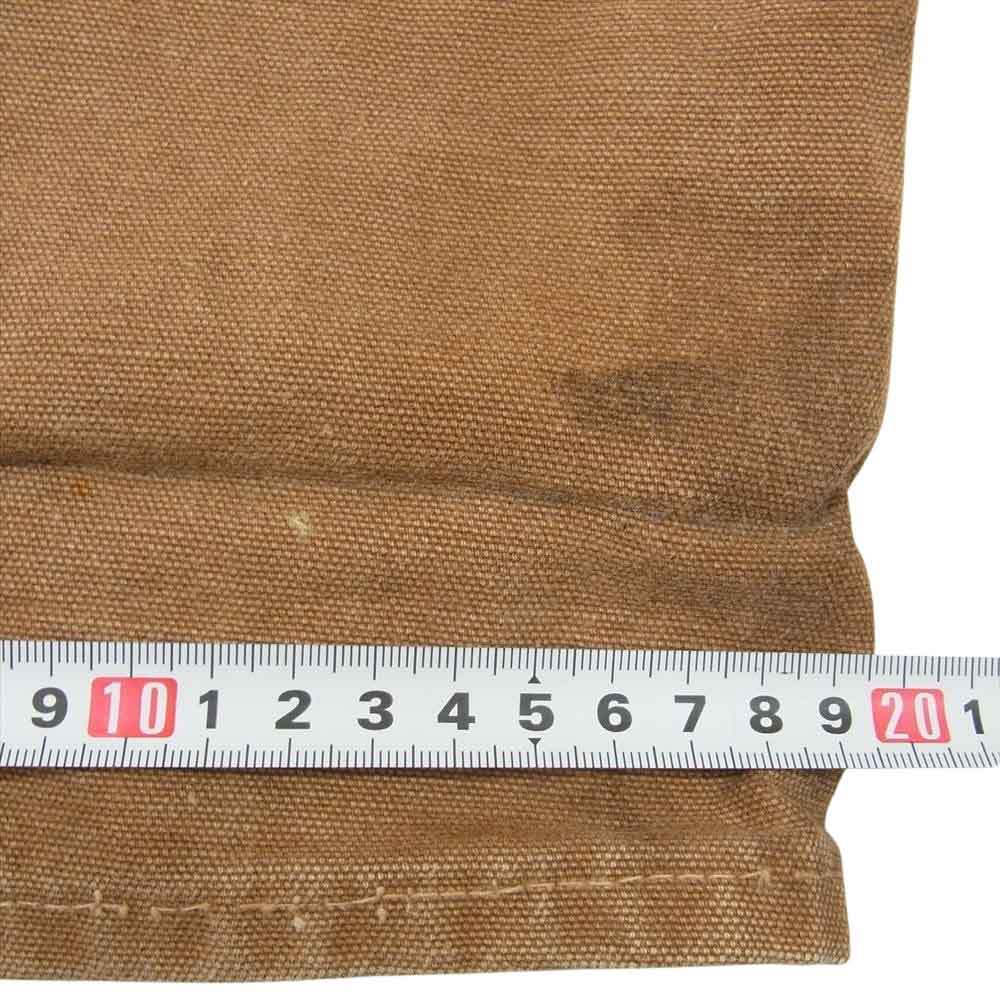 Carhartt カーハート VINTAGE ヴィンテージ 70s 42TALON ZIP ダブルニー ダックパンツ ブラウン系 サイズ表記無【中古】