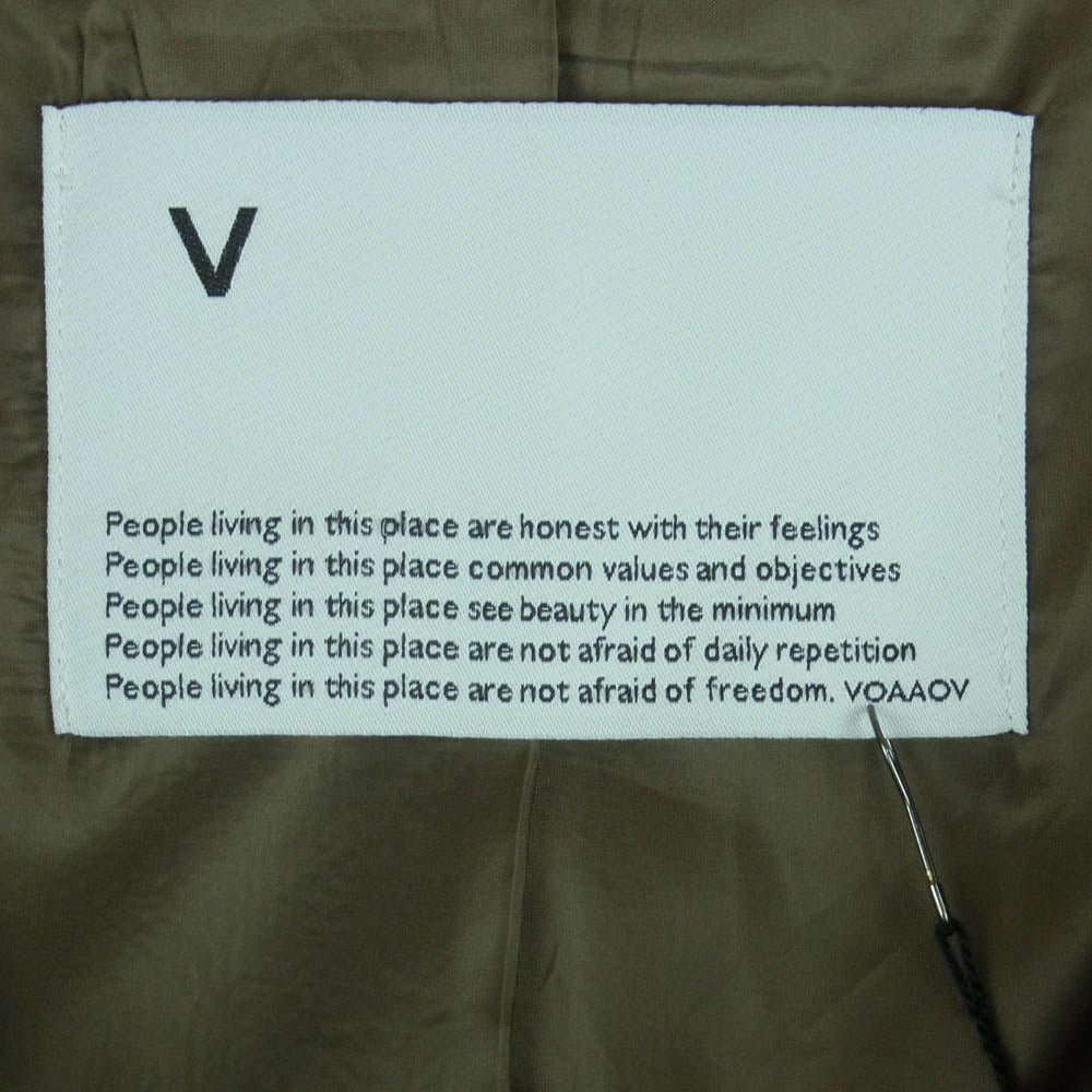 ヴォアーブ VOCA-K81 BISHU ANGORA PILE JERSEY Coveralls Jacket 尾州アンゴラ パイル ジャージー カバーオール ジャケット グレイッシュブラウン系 2【極上美品】【中古】