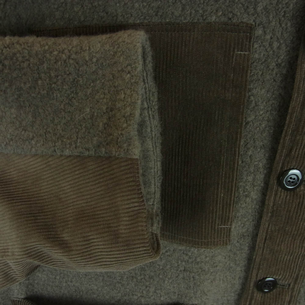 ヴォアーブ VOCA-K81 BISHU ANGORA PILE JERSEY Coveralls Jacket 尾州アンゴラ パイル ジャージー カバーオール ジャケット グレイッシュブラウン系 2【極上美品】【中古】