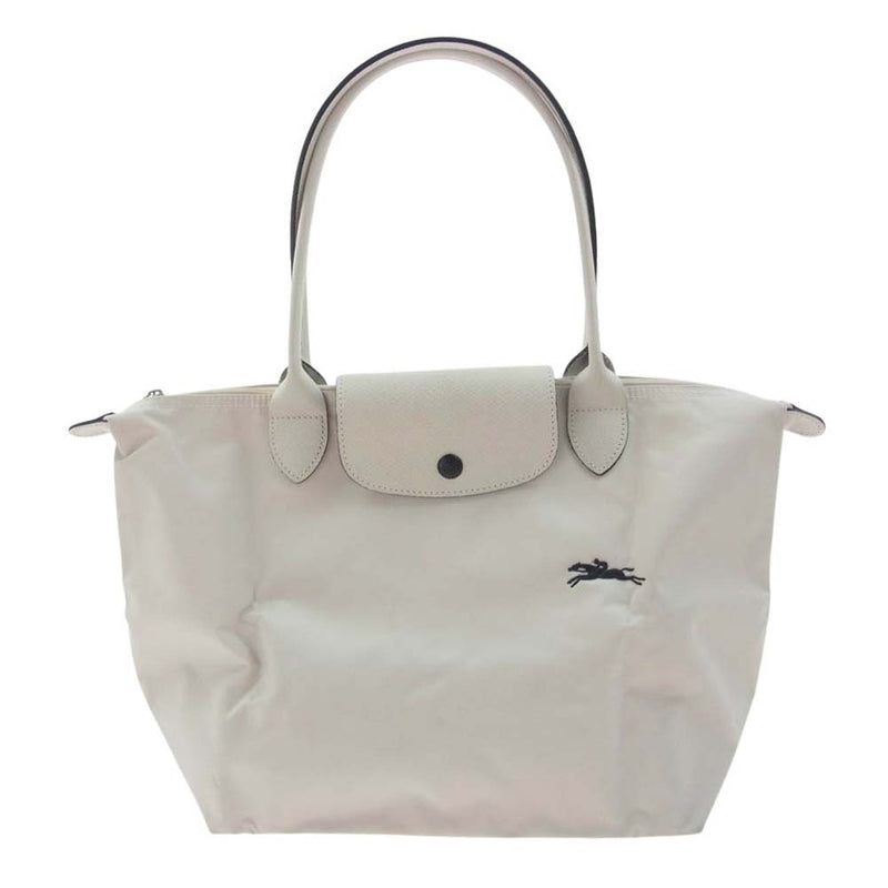 Longchamp ロンシャン ルプリアージュ M ショルダー バッグ トート ベージュ系 ベージュ系【中古】