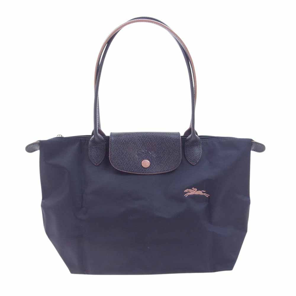 Longchamp ロンシャン ルプリアージュ M ショルダー バッグ トート パープル系【中古】