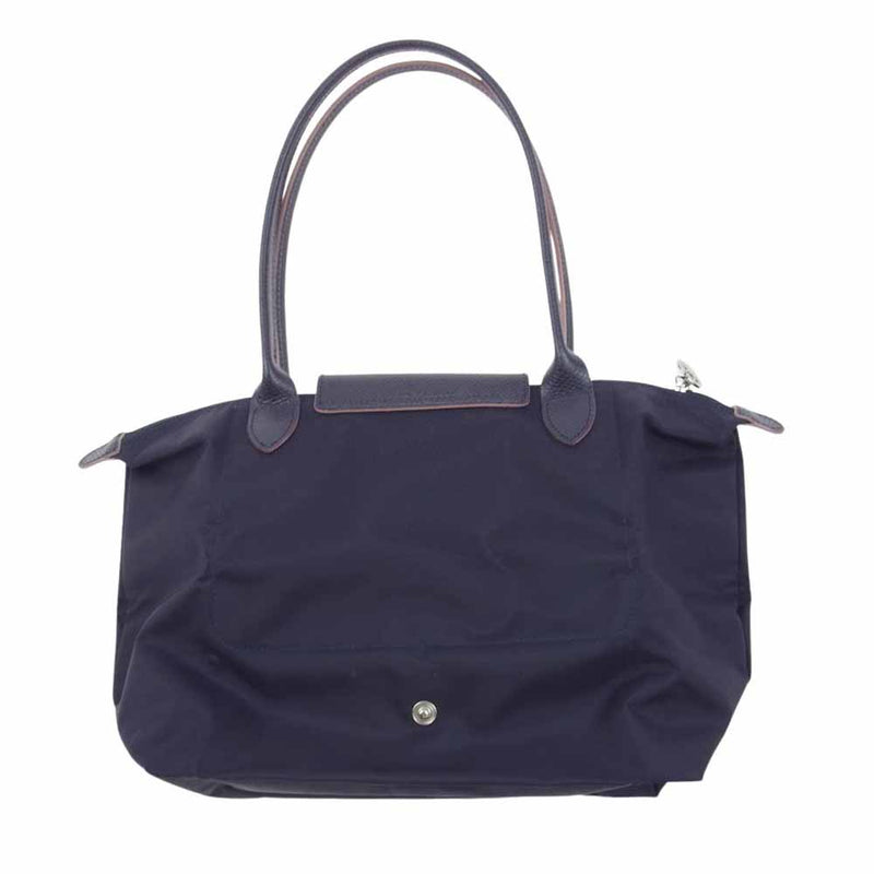 Longchamp ロンシャン ルプリアージュ M ショルダー バッグ トート パープル系【中古】