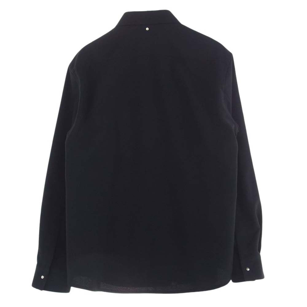 OAMC オーエーエムシー 23E28OAU53 Ian Shirt アイアン ジップ シャツ ジャケット ブラック系 M【美品】【中古】