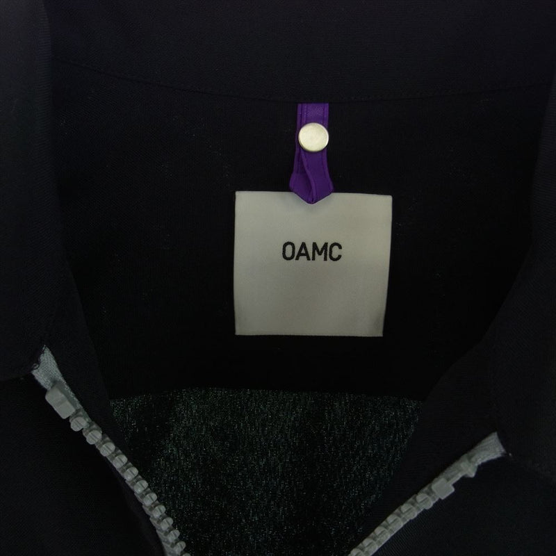 OAMC オーエーエムシー 23E28OAU53 Ian Shirt アイアン ジップ シャツ ジャケット ブラック系 M【美品】【中古】