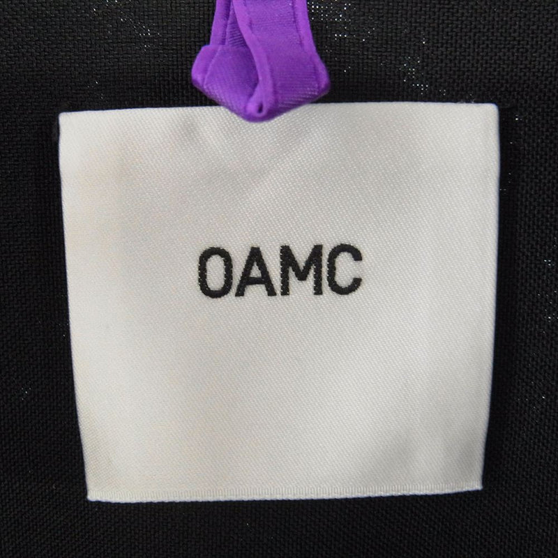 OAMC オーエーエムシー 23E28OAU53 Ian Shirt アイアン ジップ シャツ ジャケット ブラック系 M【美品】【中古】