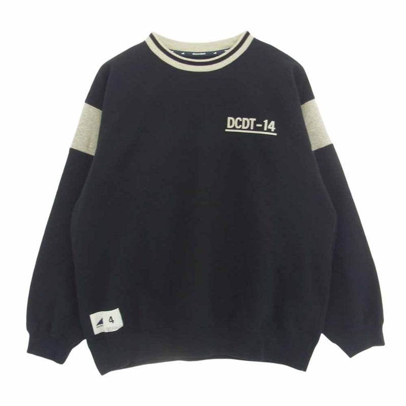 DESCENDANT ディセンダント 23AW Ship Crew Neck シップ クルー ネック スウェット ブラック系 4【中古】