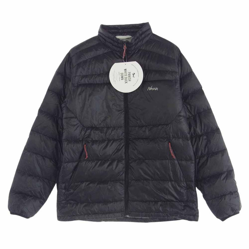 NANGA ナンガ ND2241-1A031 MINIMARHYTHM DOWN ZIP BLOUSON ミニマリズム ダウン ジップ ブルゾン ブラック系 M【美品】【中古】