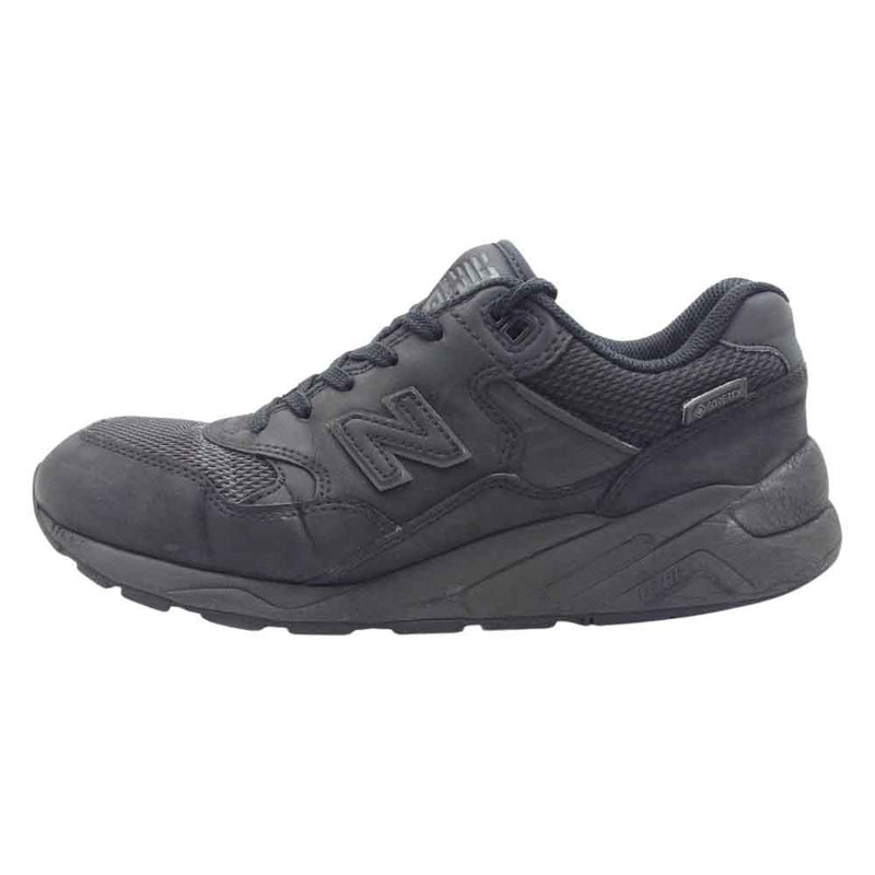 NEW BALANCE ニューバランス MTX580GA 580 GORE-TEX レザー メッシュ スニーカー ブラック系 25.5cm【中古】