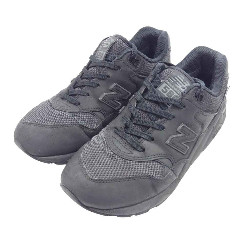 NEW BALANCE ニューバランス MTX580GA 580 GORE-TEX レザー メッシュ スニーカー ブラック系 25.5cm【中古】