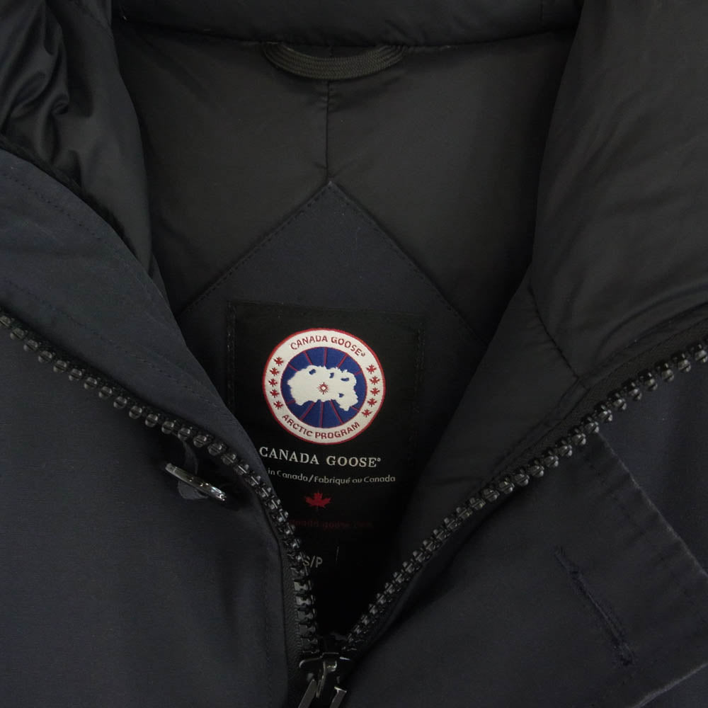 CANADA GOOSE カナダグース 3438JM グリフィンインターナショナル 国内正規品 JASPER PARKA ジャスパー パーカ ダウン ジャケット ネイビー系 S【中古】