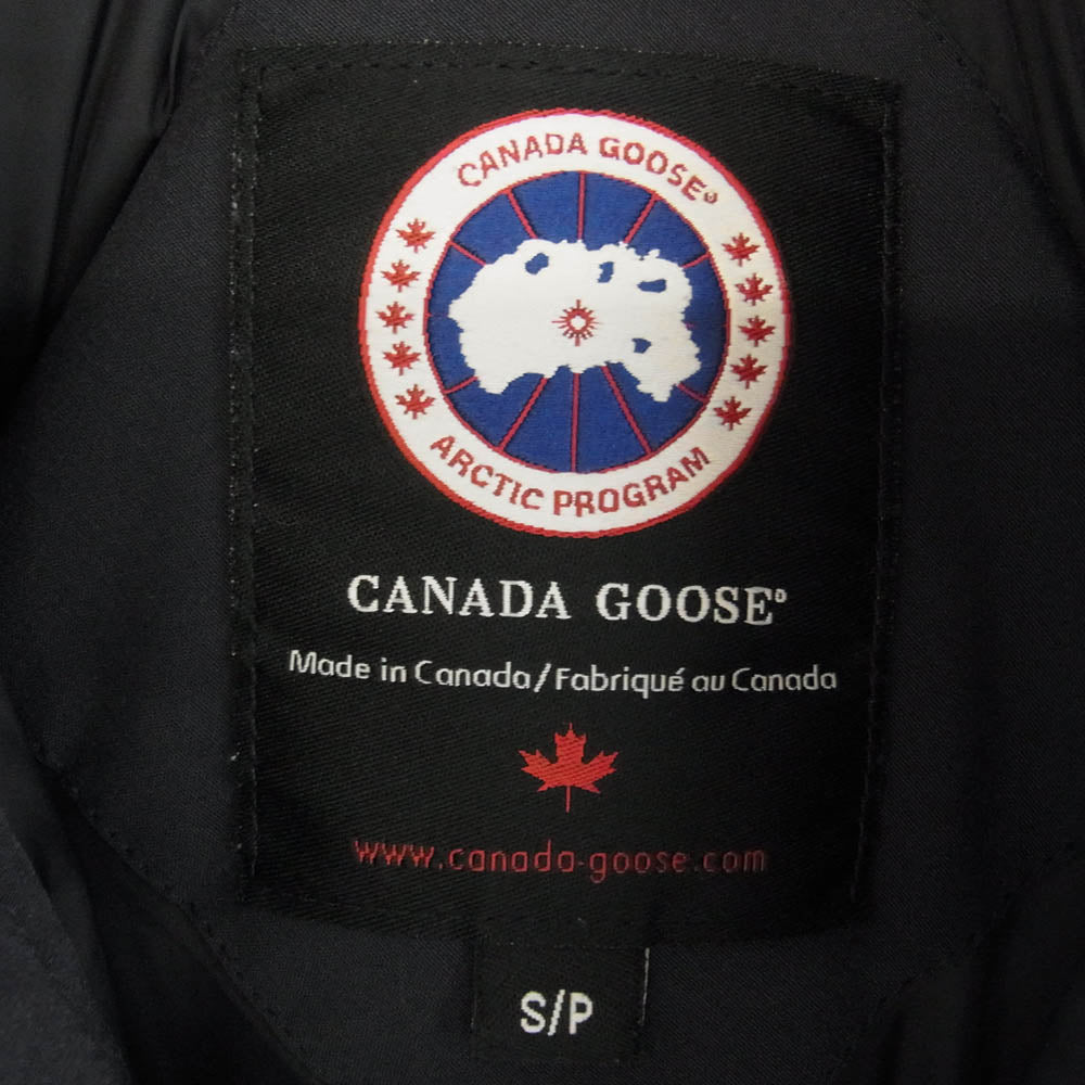 CANADA GOOSE カナダグース 3438JM グリフィンインターナショナル 国内正規品 JASPER PARKA ジャスパー パーカ ダウン ジャケット ネイビー系 S【中古】