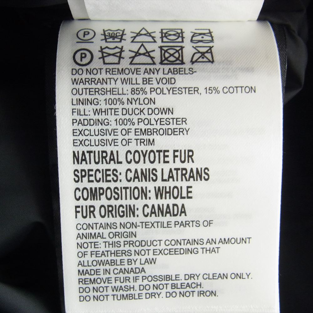 CANADA GOOSE カナダグース 3808M 国内正規品 サザビーリーグ WYNDHAM PARKA ウィンダム パーカ ダウン ジャケット ブラック系 M【中古】