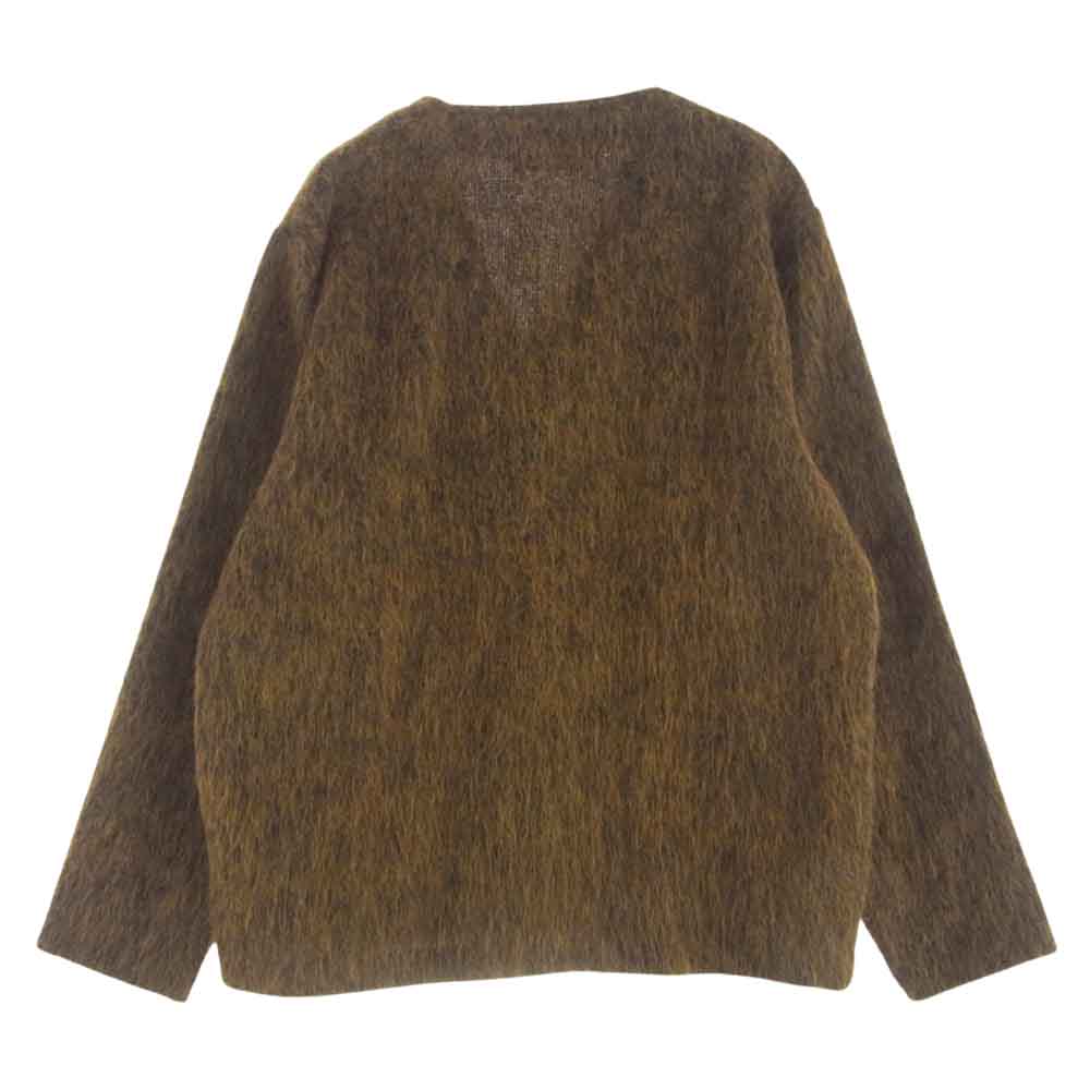 アワーレガシー M4213CRM CARDIGAN OLIVE MELANGE MOHAIR アルパカ混 カーディガン カーキ系 46【中古】