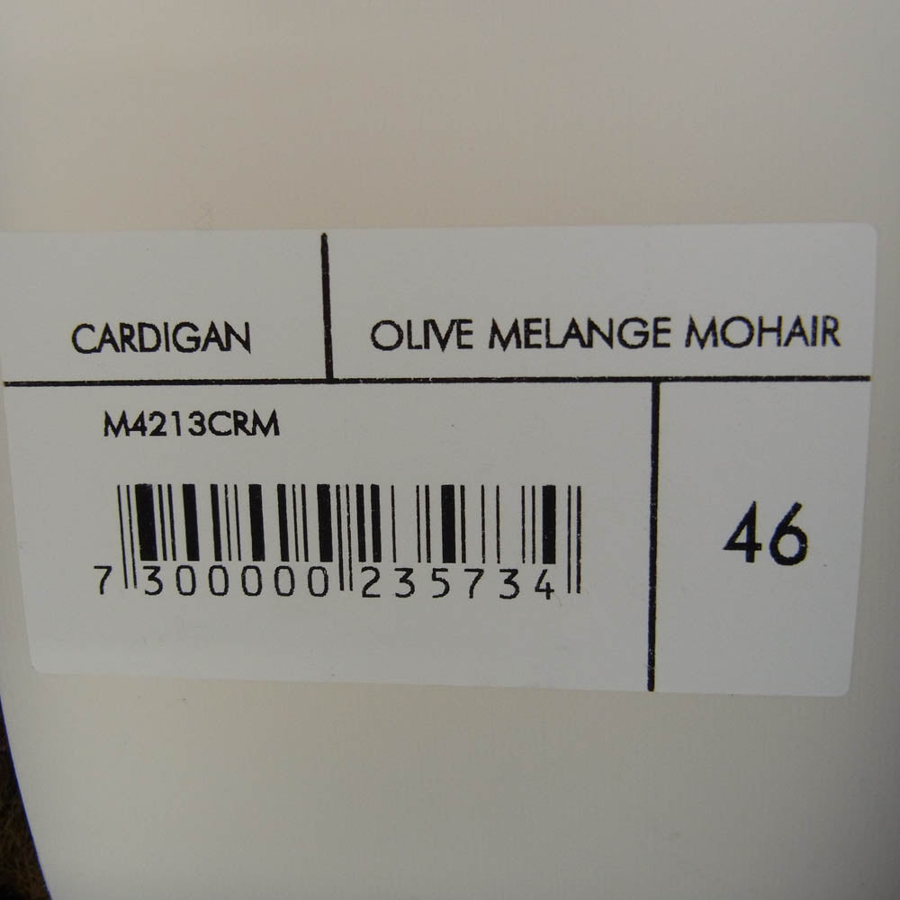 アワーレガシー M4213CRM CARDIGAN OLIVE MELANGE MOHAIR アルパカ混 カーディガン カーキ系 46【中古】