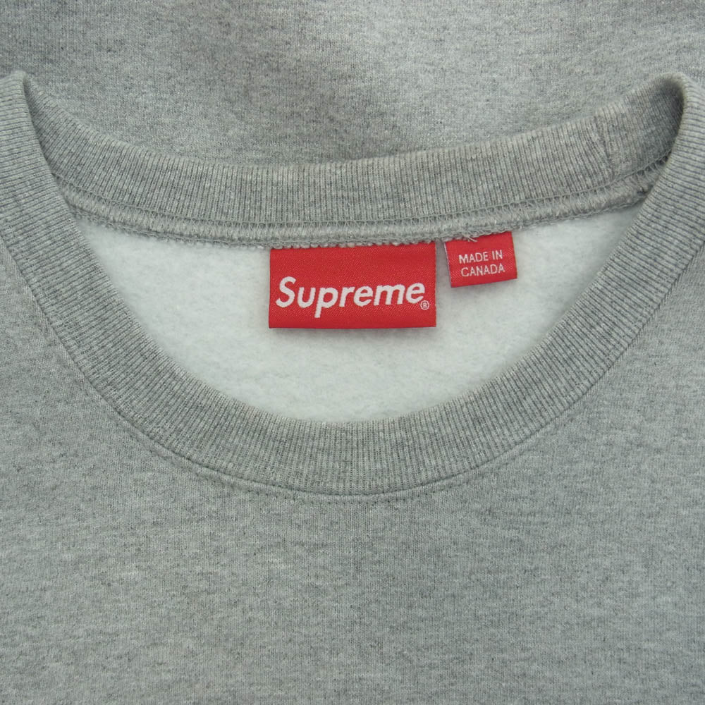 Supreme シュプリーム 22AW BOX LOGO CREWNECK ボックスロゴ クルーネック スウェット トレーナー ブラック系 L【中古】