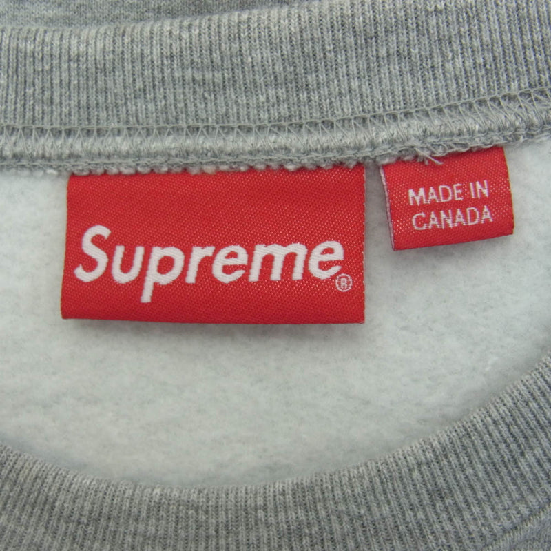 Supreme シュプリーム 22AW BOX LOGO CREWNECK ボックスロゴ クルーネック スウェット トレーナー ブラック系 L【中古】