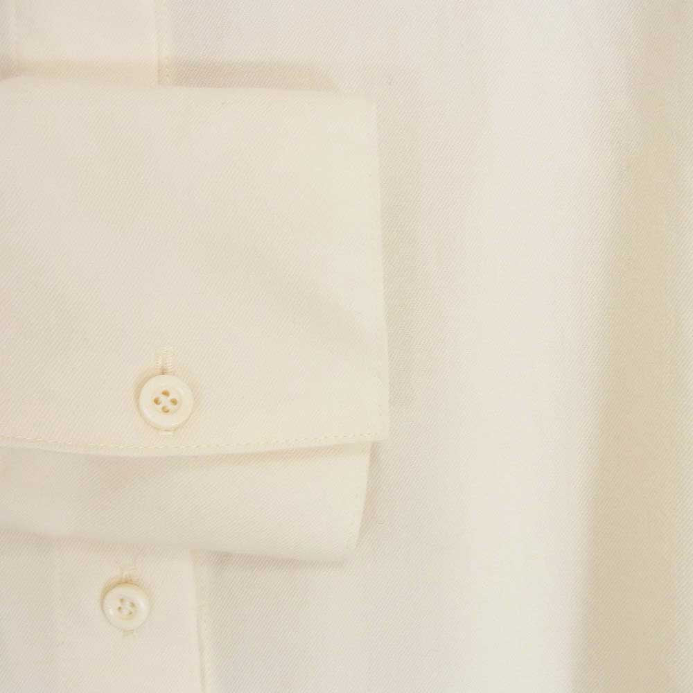 CABaN キャバン 39068406702 ウール ツイル  ハイネック ロング シャツ 長袖 シャツ オフホワイト系 S【中古】