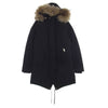 WOOLRICH ウールリッチ WWCPS2726D フィッシュテール ダウンジャケット ゴールド金具 ダウンモッズコート ブラック系 S【中古】