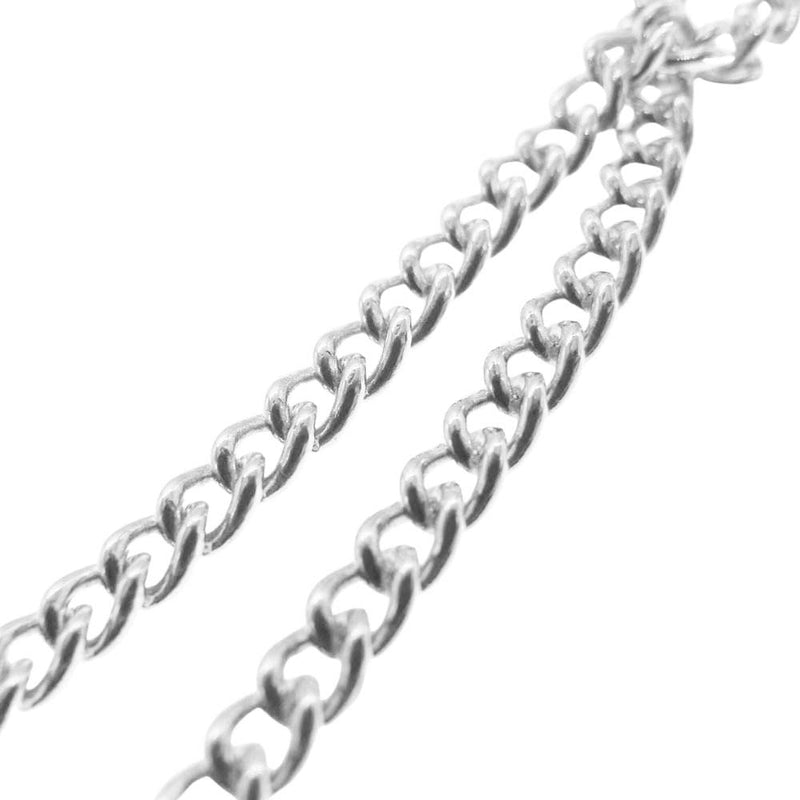 バニー Chain with M Hook and Coin コイン＆フック チェーン ネックレス シルバー系【中古】