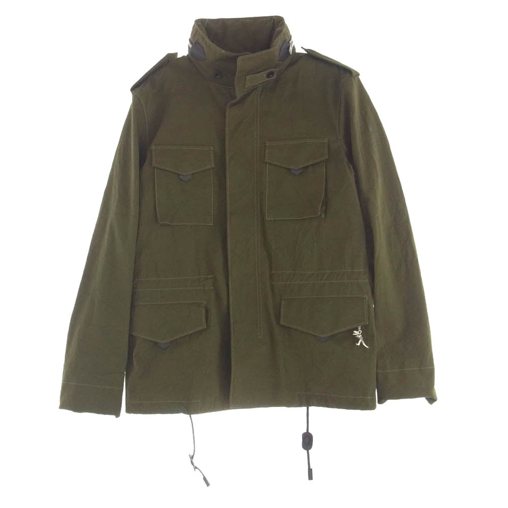 COACH コーチ 22020 MILITARY JACKET ミリタリー ジャケット カーキ系 46【中古】