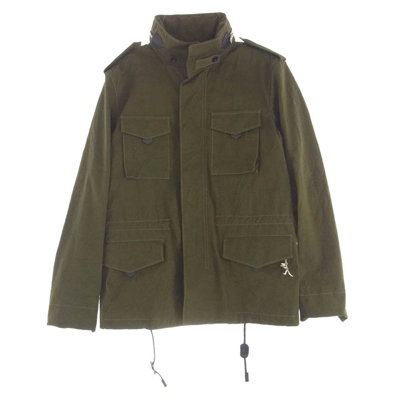 COACH コーチ 22020 MILITARY JACKET ミリタリー ジャケット カーキ系 46【中古】