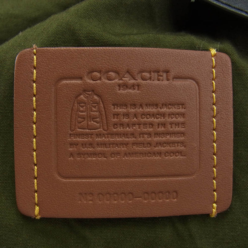 COACH コーチ 22020 MILITARY JACKET ミリタリー ジャケット カーキ系 46【中古】