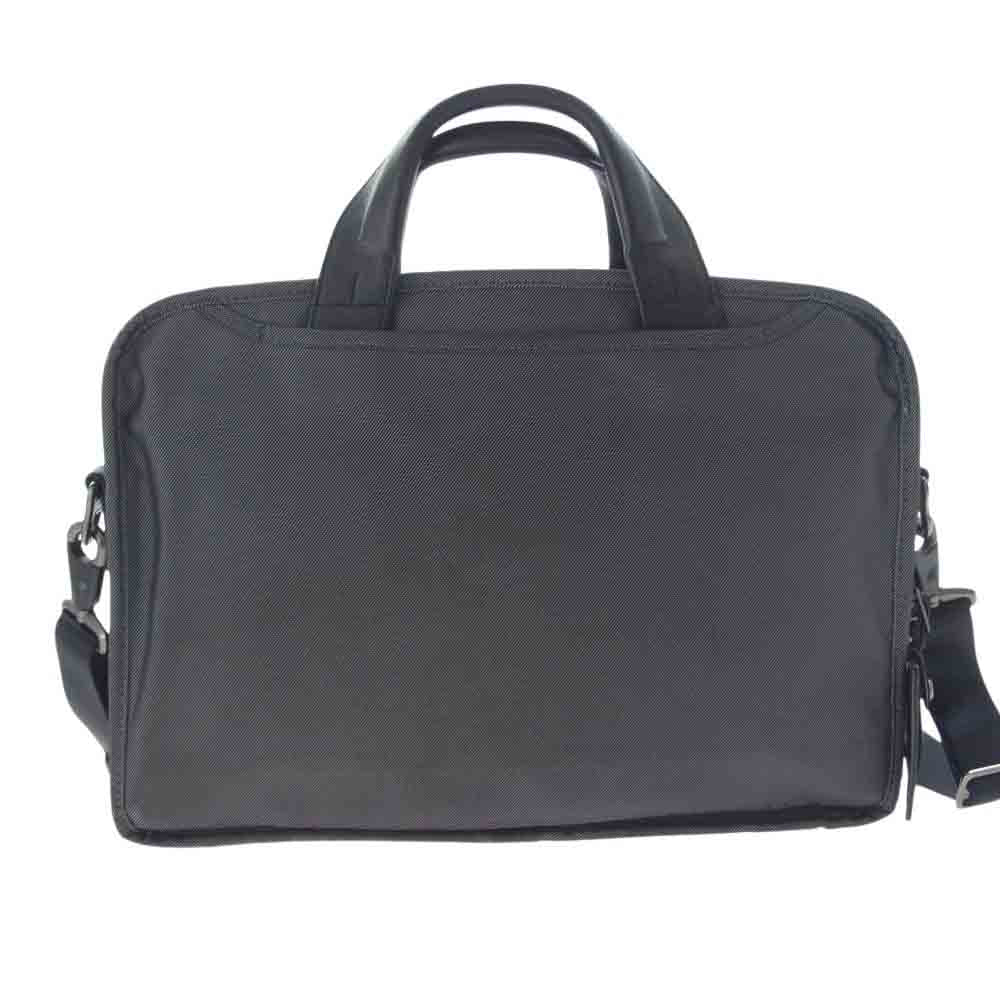 TUMI トゥミ 103798/1688 Pewter Alpha 2 Briefcase ブリーフケース ビジネス バッグ ブラック系【中古】