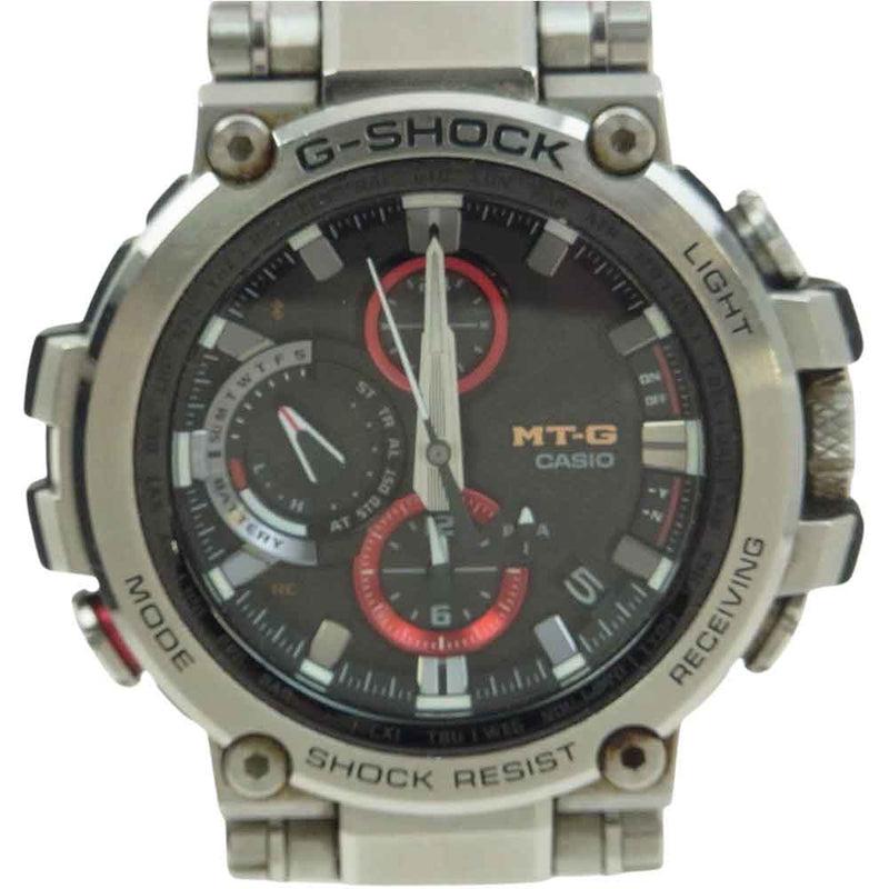 CASIO G-SHOCK カシオ ジーショック MTG-B1000D-1AJF MT-G Bluetooth タフソーラー リストウォッチ 腕時計 シルバー系【中古】