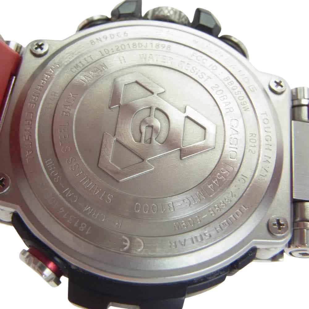 CASIO G-SHOCK カシオ ジーショック MTG-B1000D-1AJF MT-G Bluetooth タフソーラー リストウォッチ 腕時計 シルバー系【中古】