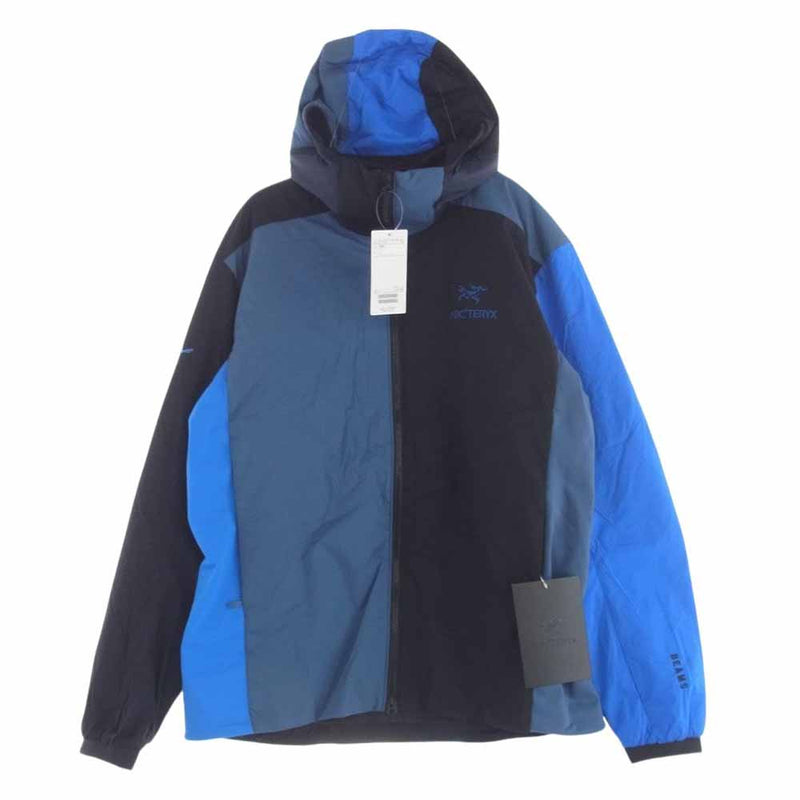 ARC'TERYX アークテリクス x BEAMS Atom LT Hoodie Jacket ビームス別注 アトム LT フーディー ジャケット ブラック系 ブルー系 L【極上美品】【中古】