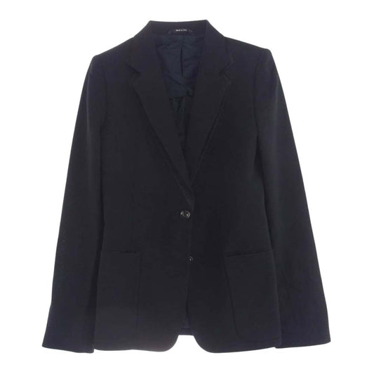 MAISON MARTIN MARGIELA メゾンマルタンマルジェラ 13SS S51BN0177 ➃ライン 2枚襟 2B テーラードジャケット ブラック系 4【中古】