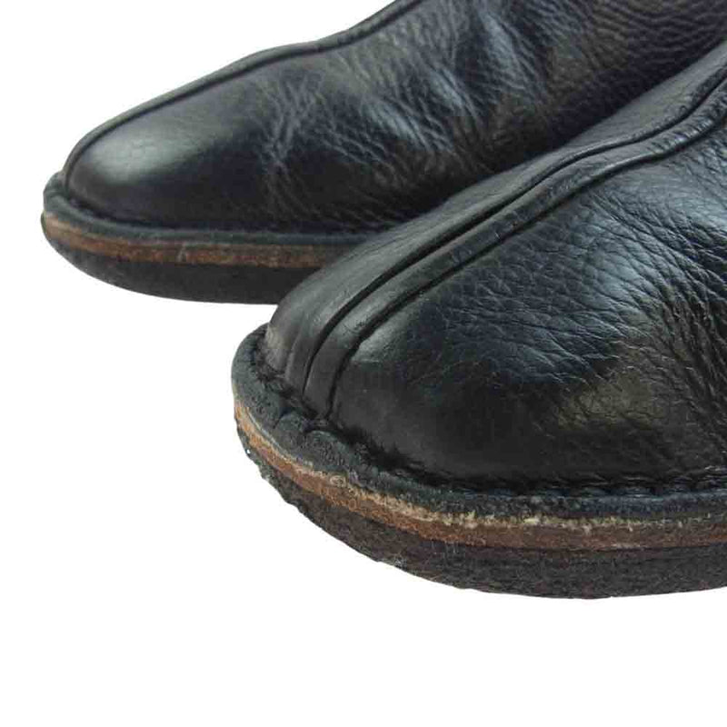 LEMAIRE ルメール CHINESE SLIPPERS チャイニーズ スリッパ スリッポン シボレザー サンダル ブラック系 40【中古】