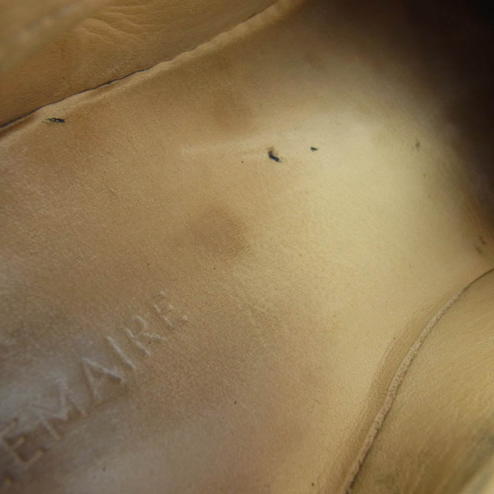 LEMAIRE ルメール CHINESE SLIPPERS チャイニーズ スリッパ スリッポン シボレザー サンダル ブラック系 40【中古】