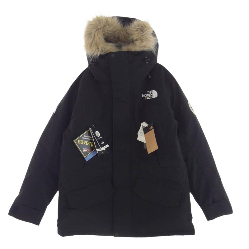 THE NORTH FACE ノースフェイス ND92342 ANTARCTICA PARKA GORE-TEX アンターク ティカ パーカ ゴアテックス ファー付き ダウン ジャケット ブラック系 L【新古品】【未使用】【中古】