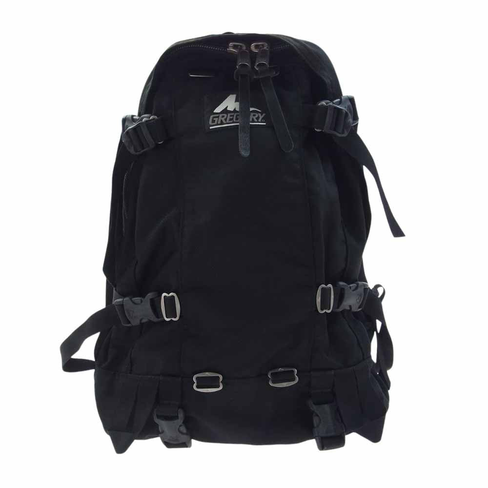 GREGORY グレゴリー USA製 旧ロゴ デイアンド ハーフ バッグパック リュック ブラック系【中古】