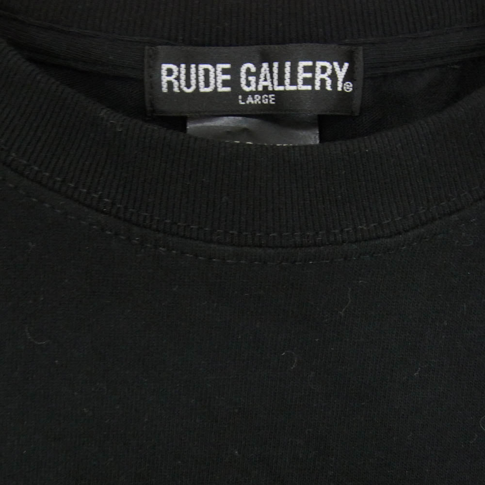 RUDE GALLERY ルードギャラリー 23SS JOE STRUMMER TEE Photography by sho KIKUCHI フォトプリント 半袖 Tシャツ ブラック系 L【中古】