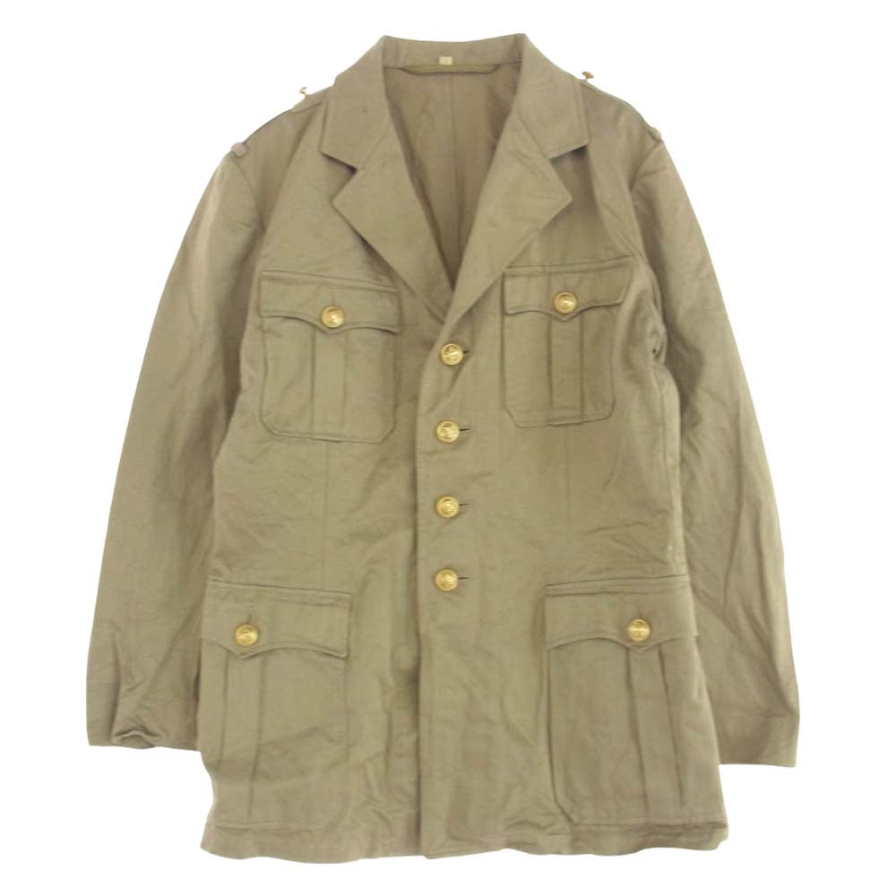 ヴィンテージ ドイツ海軍 Leo Kohler 金ボタン ミリタリー ジャケット ベージュ系 21【中古】