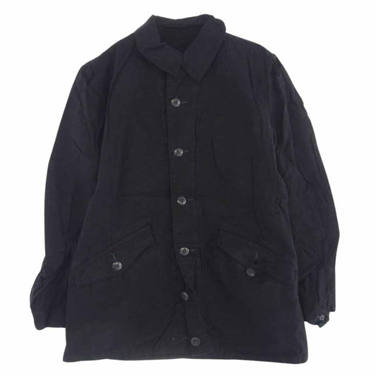 ヴィンテージ スウェーデン軍 M59 ミリタリー フィールド コート ジャケット 黒染め ブラック系【中古】