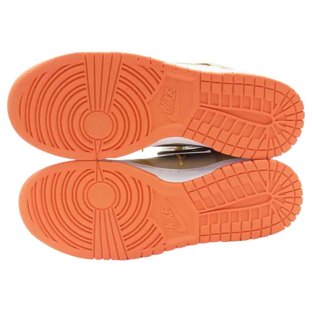 NIKE ナイキ DV7215-700 Dunk Hi Retro Prm ダンク ハイ レトロ プレミアム スニーカー イエロー系 ベージュ系 28cm【新古品】【未使用】【中古】