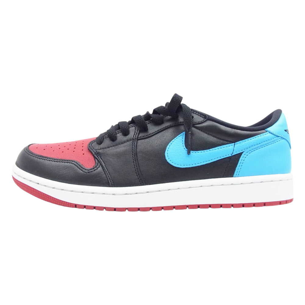 NIKE AIR JORDAN ナイキ ジョーダン CZ0775-046 Air Jordan 1 Retro Low OG NC to Chi エアジョーダン1 レトロ ロー ノースカロライナ トゥ シカゴ スニーカー ブラック系 レッド系 ブルー系 28cm【新古品】【未使用】【中古】