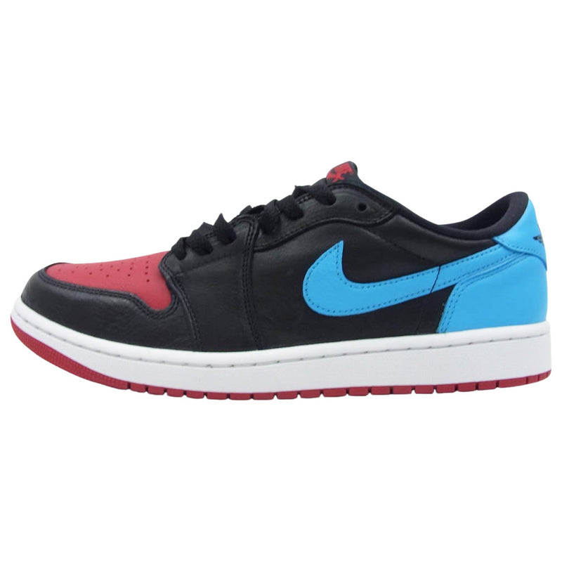 NIKE AIR JORDAN ナイキ ジョーダン CZ0775-046 Air Jordan 1 Retro Low OG NC to Chi エアジョーダン1 レトロ ロー ノースカロライナ トゥ シカゴ スニーカー レッド系 ライトブルー系 ブラック系 28.5cm【新古品】【未使用】【中古】