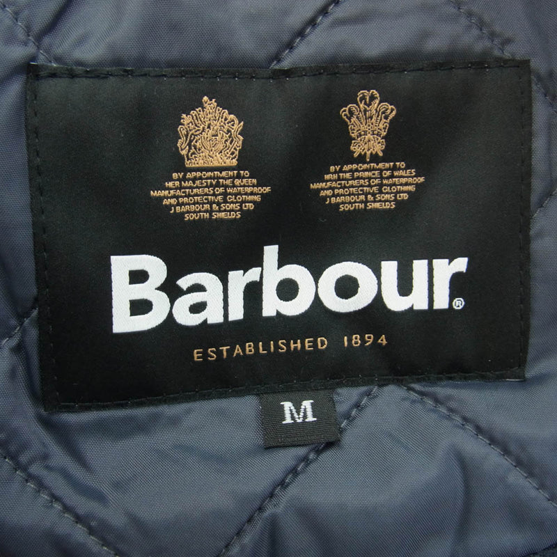 Barbour バブアー MLI0002 POLARQUILT WAISTCOAT/ZIP IN LINER ポーラテック キルティング ウエストコート フリース ベスト ネイビー系 M【中古】