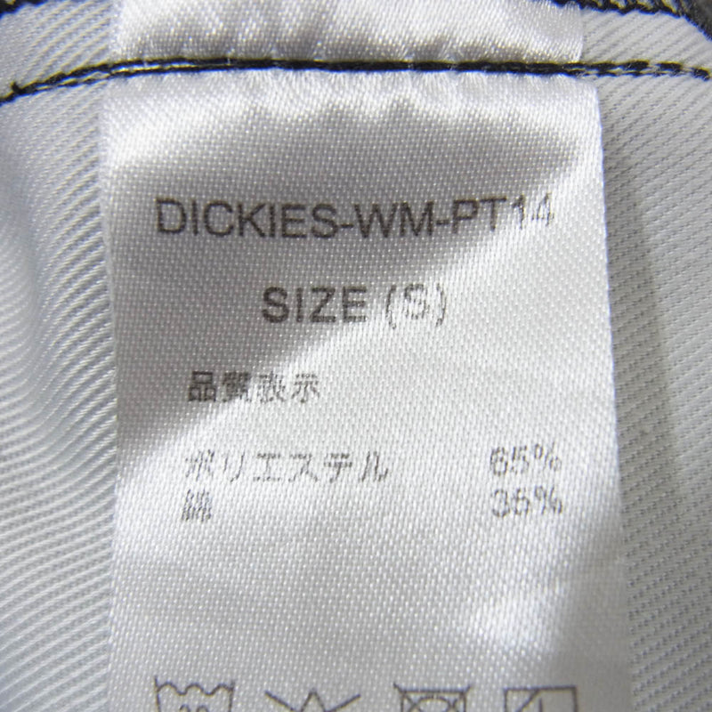 WACKO MARIA ワコマリア 23AW DICKIES-WM-PT14 × DICKIES ディッキーズ PLEATED TROUSERS トラウザーズ パンツ ブラック系 S【中古】