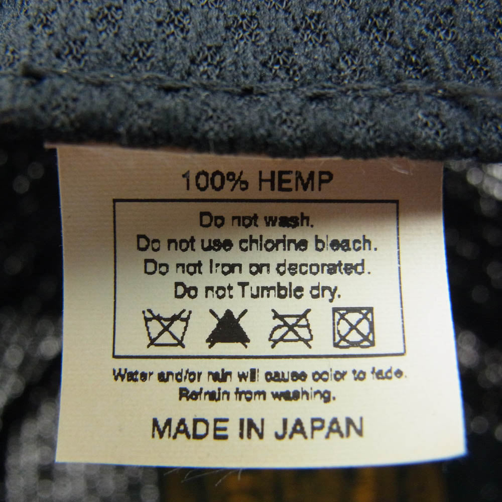 COOTIE クーティー Richmond Hat 中折れ ヘンプ ハット グレー系【中古】