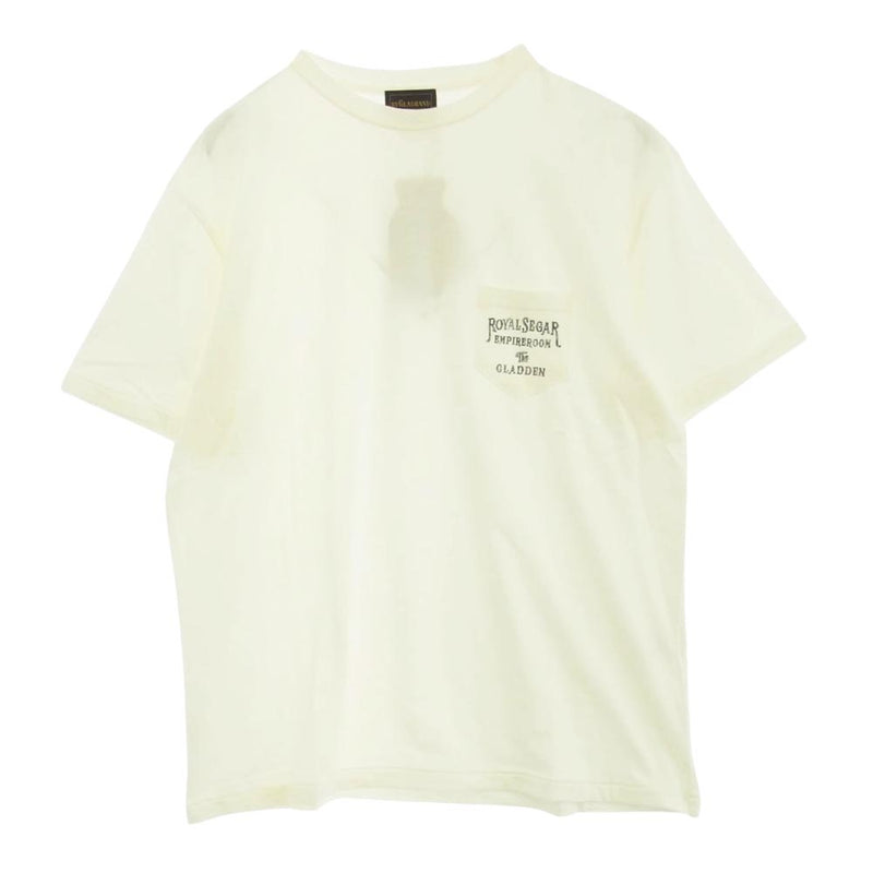 BY GLADHAND バイグラッドハンド BYGH-21-SS-23 OYAL SEGAR - S/S T-SHIRTS ポケット Tシャツ オフホワイト系 XL【極上美品】【中古】