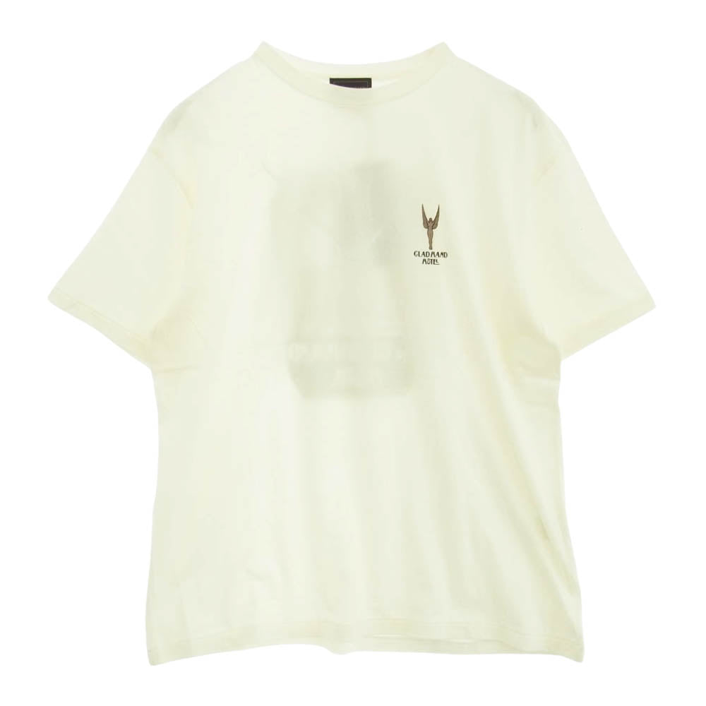 BY GLADHAND バイグラッドハンド BYGH-21-SS-22 EMPIRE GLAD - S/S T-SHIRTS プリント Tシャツ オフホワイト系 XL【極上美品】【中古】