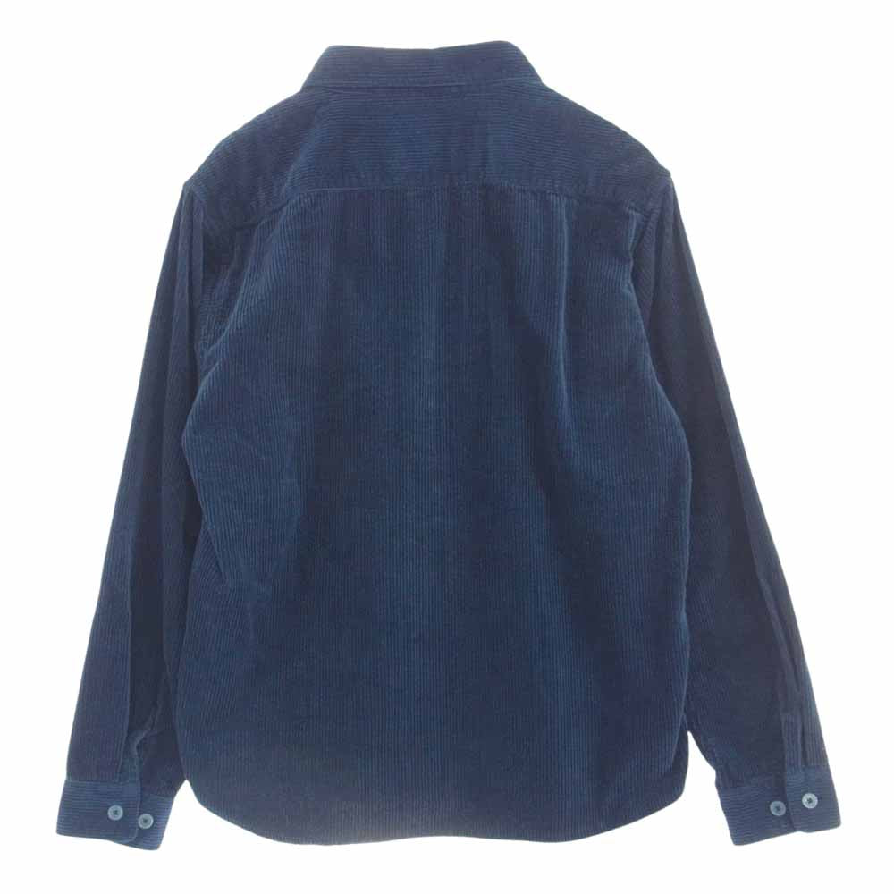 WEIRDO ウィアード WRD-19-AW-19 カレッジ ロングスリーブ コーデュロイ シャツ ネイビー系 XL【中古】