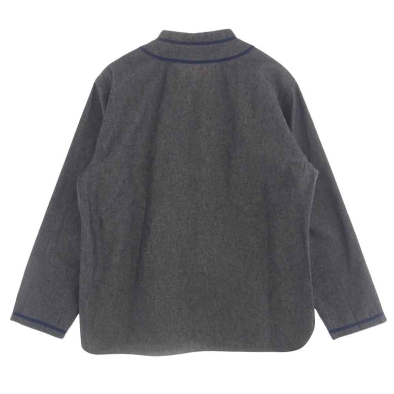 WEIRDO ウィアード WRD-20-AW-13 JUST LOOKING L/S BASE BALL SHIRTS L/S ベースボール シャツ グレー系 XL【中古】