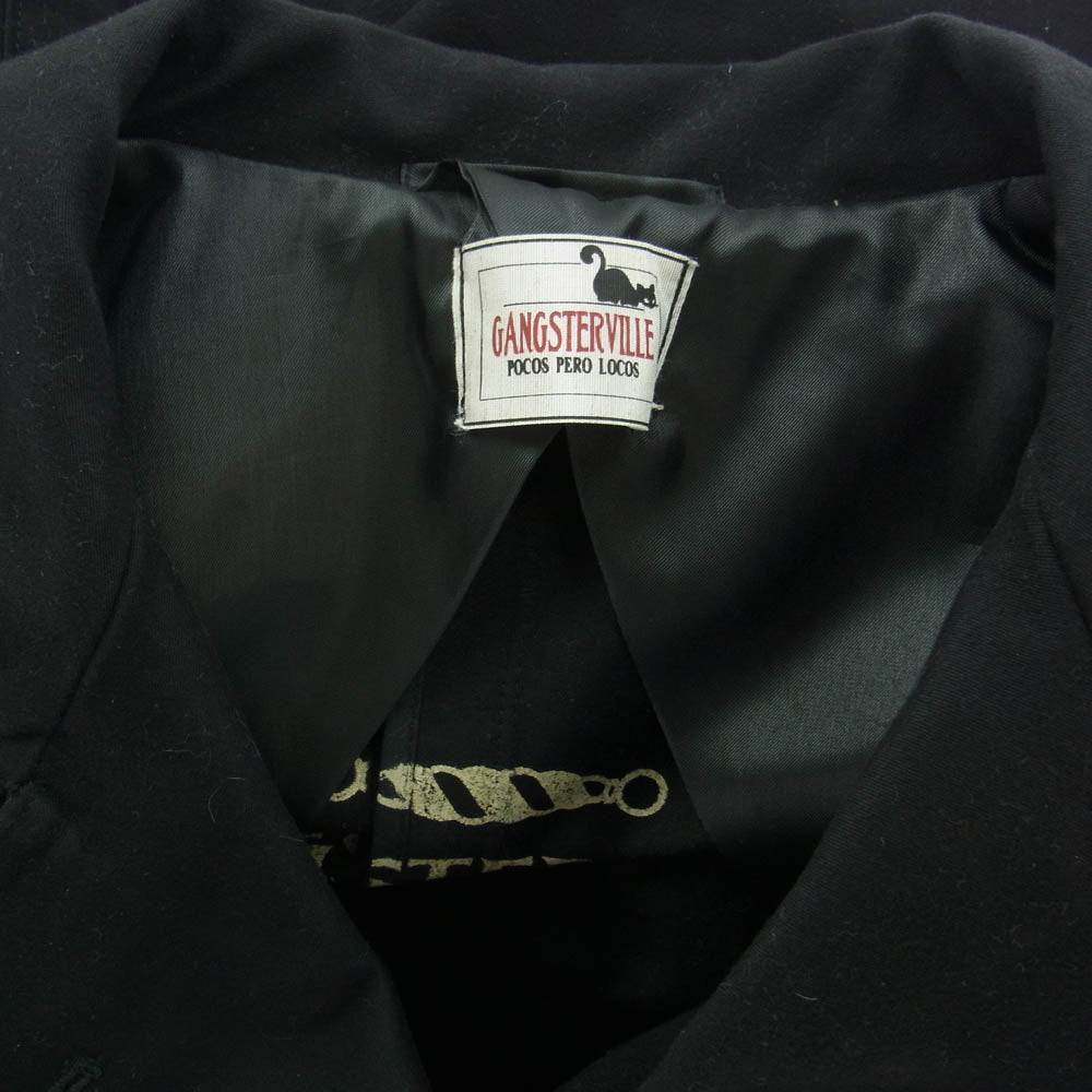 GANGSTERVILLE ギャングスタービル GSV-17-AW-13 CLASSIC PARLOR TRENCH COAT トレンチ コート ブラック系 L【中古】